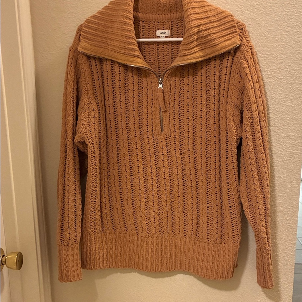 Aerie Tan Cowl Neck Sweater like new 🆕 - Picture 3 of 6